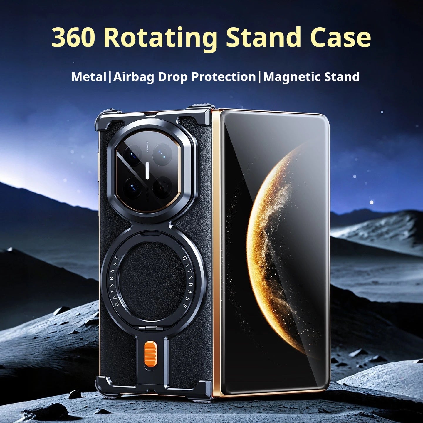 Huawei Mate X7 Case with Magnetic Kickstand - Military-Grade Protection Tidesmit