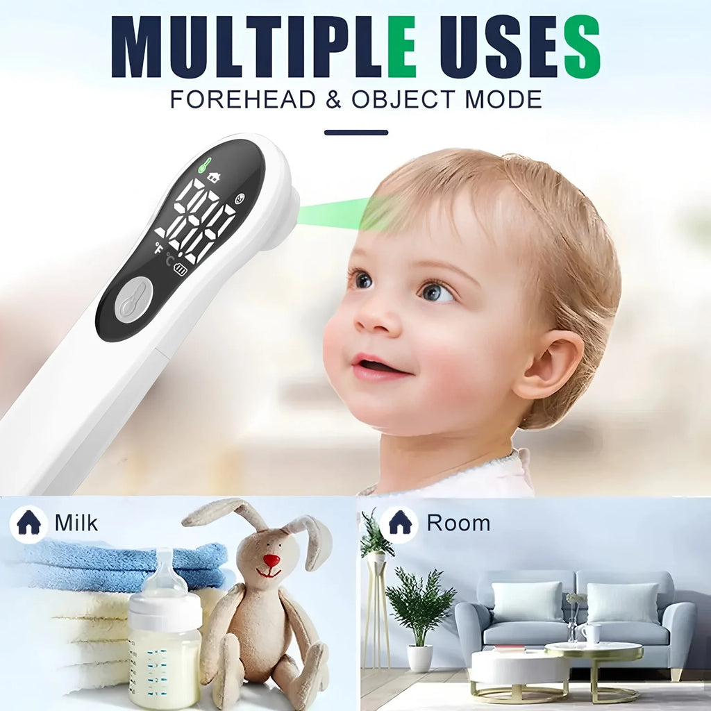 Digital Infrared Fever Thermometer Medical Household Infant Adult Forehead Non-contact Body Temperature Ear Thermometer