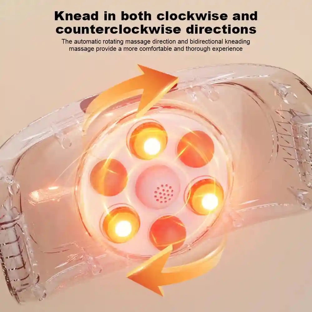 Electric Abdominal Massage Belt with Heat Therapy - Rechargeable Roller Massage Roller Tidesmit