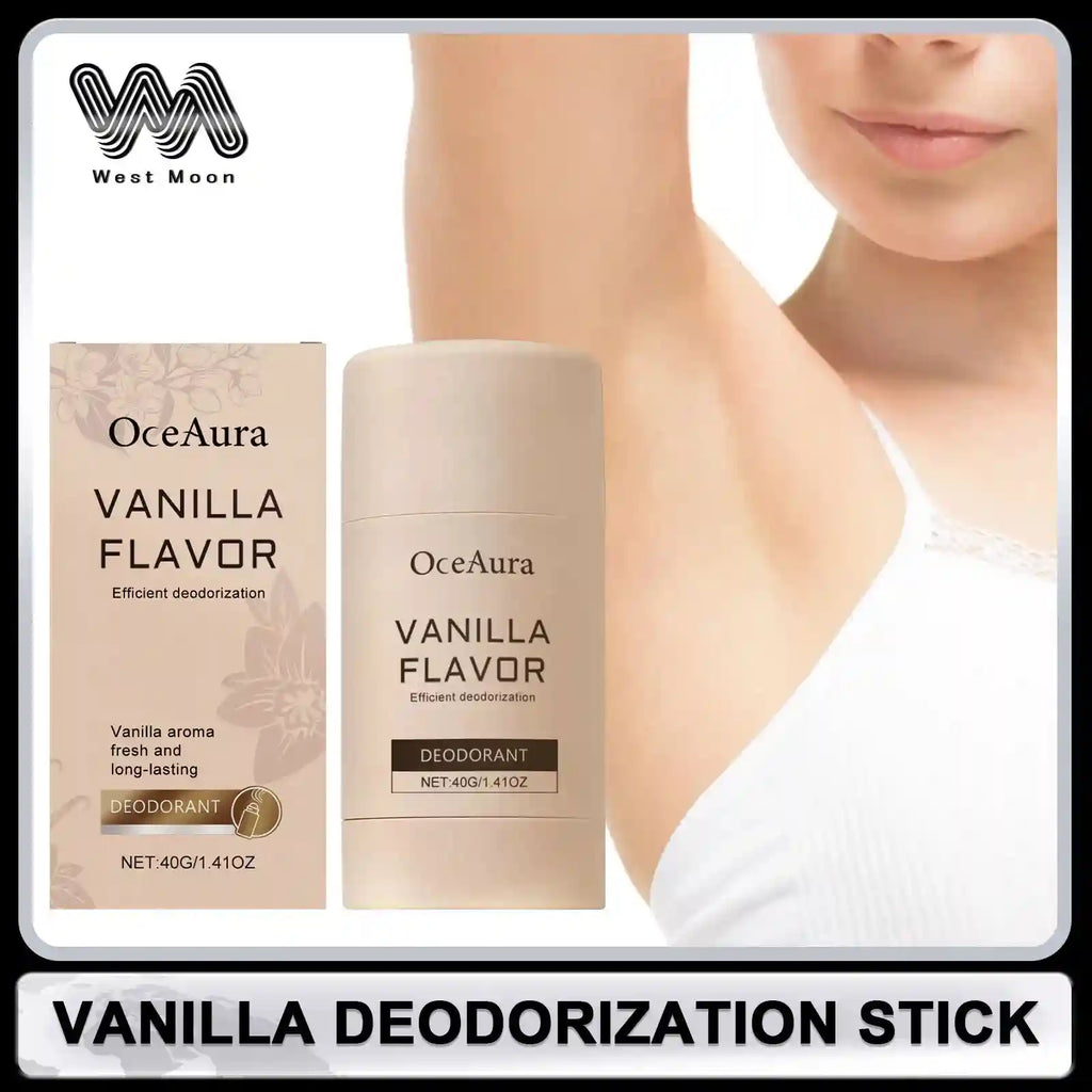 Tidesmit vanilla deodorant antiperspirant stick for effective sweat and bad odor control with refreshing fragrance.