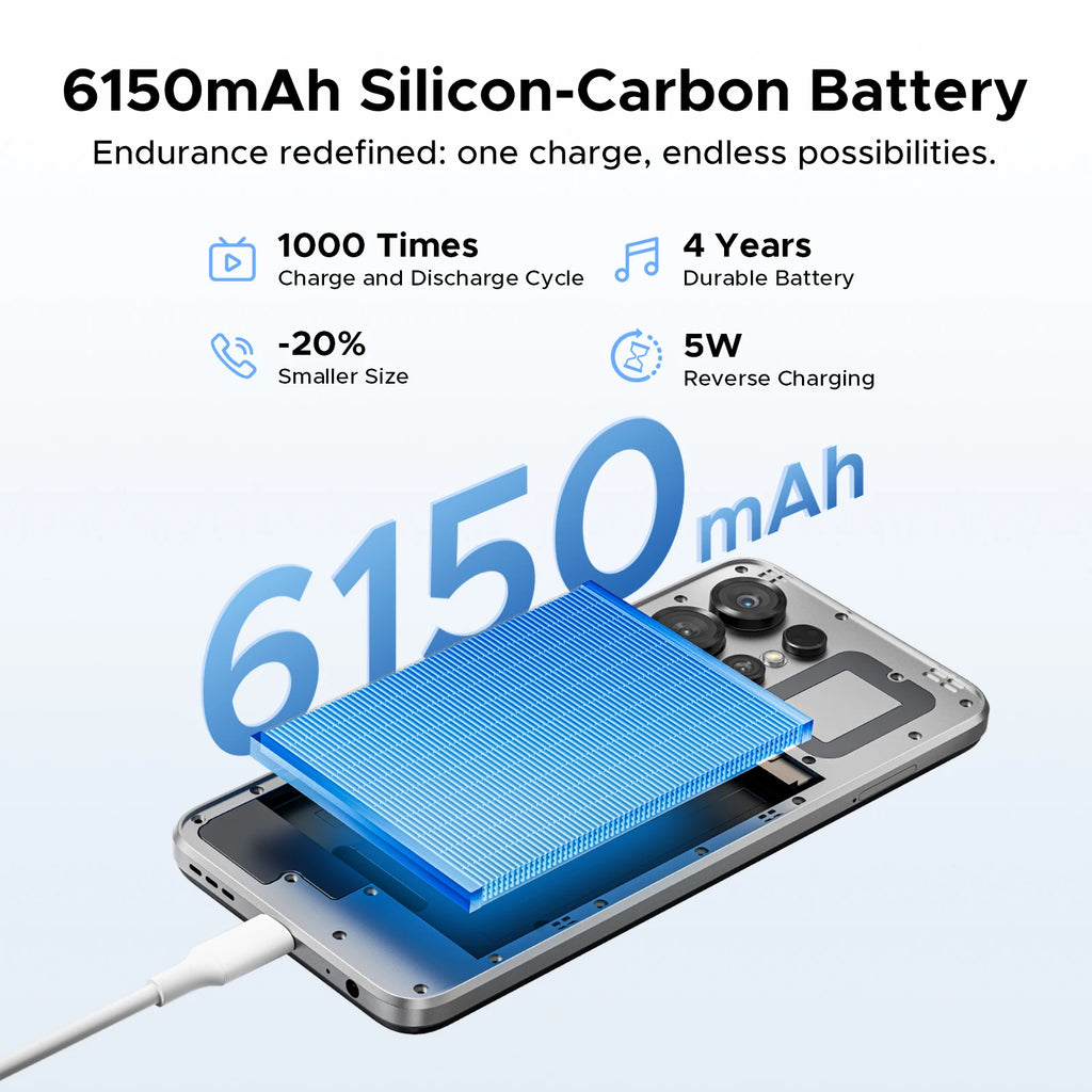 DOOGEE Note56X Pro 6.56 Inch 5G Smartphone, 128GB, 6150mAh Battery AE Tidesmit
