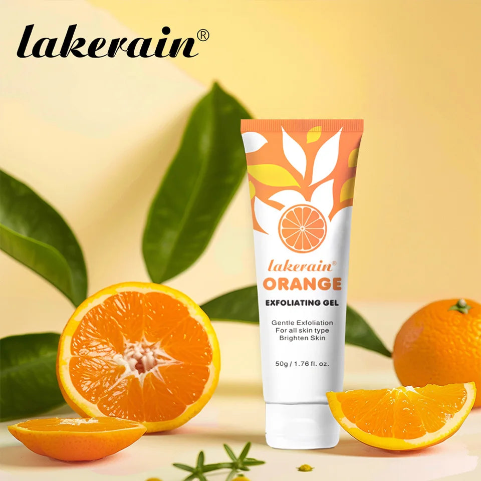 Orange Peeling Gel Body Exfoliator - Natural Deep Cleansing 50g Scrubs Treatments Tidesmit