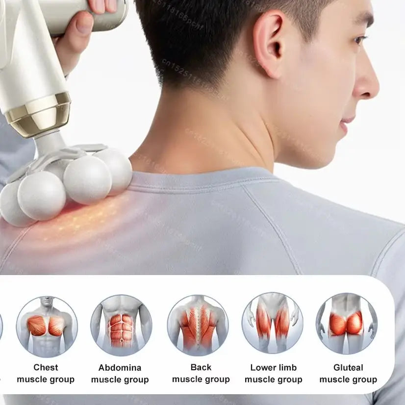 Tidesmit Electric Massage Gun | 99 Levels | Deep Tissue Recovery Fascia Gun Tidesmit