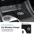 Wireless Charger for Nissan Sentra 2020-2025 Qi Certified Fast Charge LHD Tidesmit
