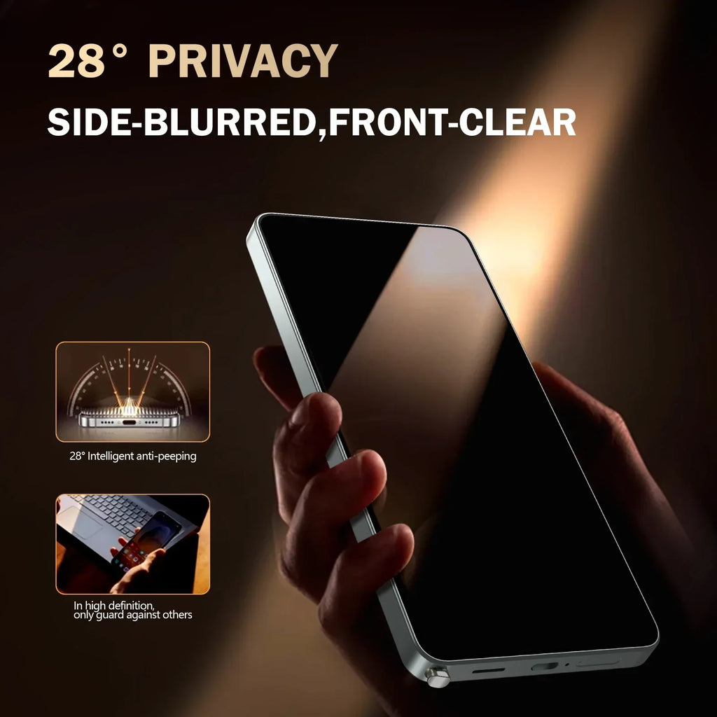 Anti-Spy Screen Protector for Samsung Galaxy S24 Ultra - 9H Privacy Glass Tidesmit
