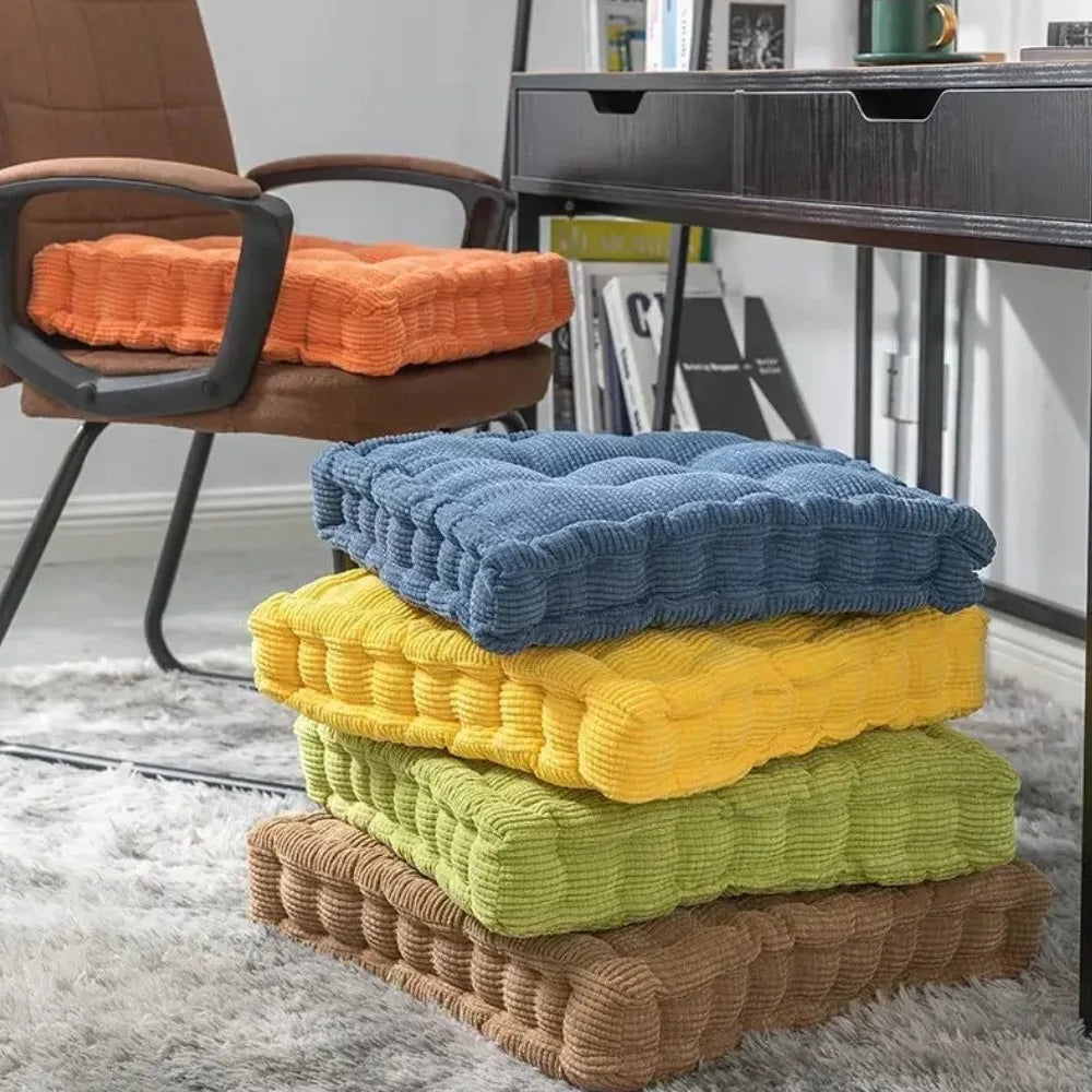Thicken Square Round Corncob Tatami Seat Office Chair Cushion Sofa for Home Floor Decor Textile Knee Pillow Office Indoor Mat