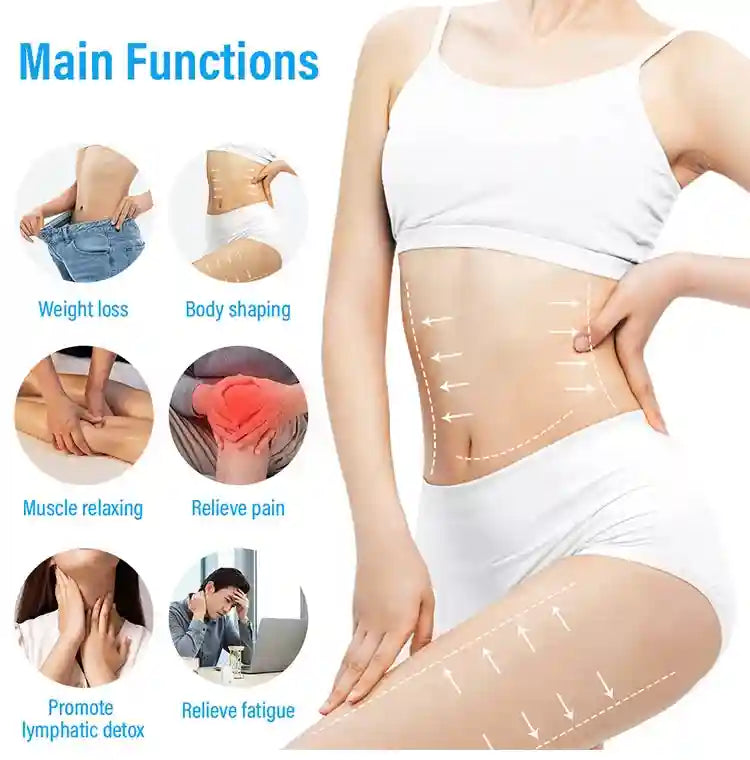 Lymphatic Drainage Machine 3-in-1 Infrared EMS Pressotherapy Device Massage Chairs Tidesmit
