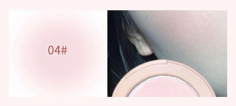 Tidesmit Herorange HR402 monochrome matte blush in Peach Orange waterproof long-lasting soft mist texture swatch