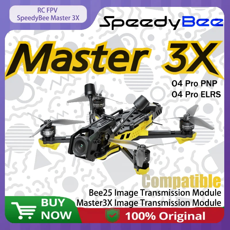 SpeedyBee Master 3X Pro Camera Drone with HD O4 Transmission System Tidesmit