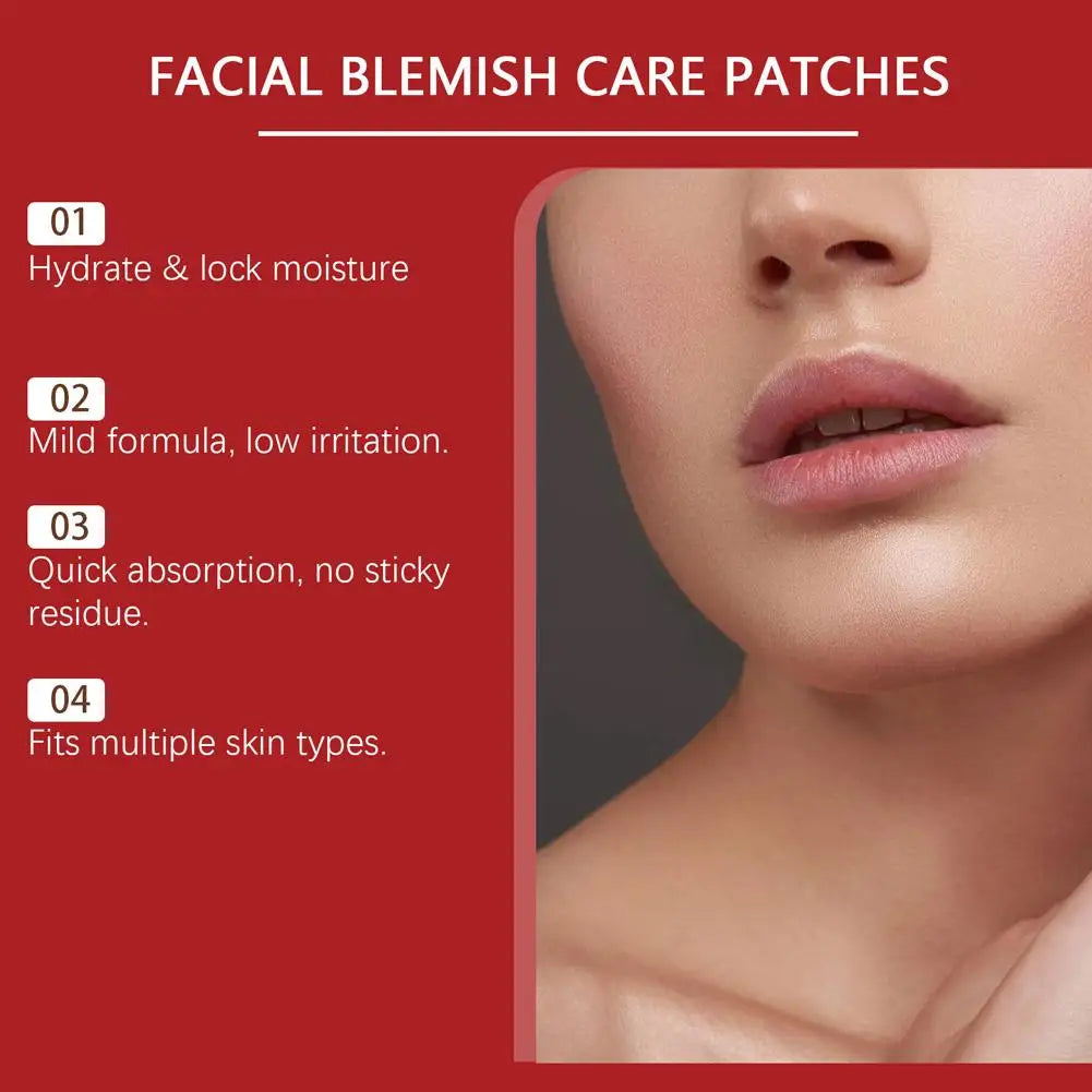 180pcs 0.2mm Facial Soothing Microneedle Patches Acne Care Patch Facial Skin Care Imperfection Patch