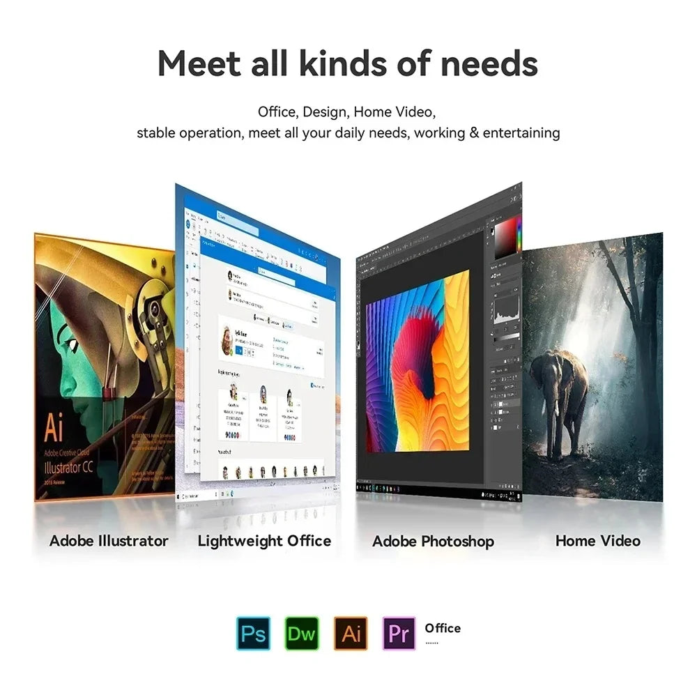 NEW Windows 11 Pro Mini PC Protable Gaming i9 10980HK N150 16/32GB RAM WIFI6 BT5.2 4K 1/2TB SSD 1000Mbps Mini Gamer Computer PC