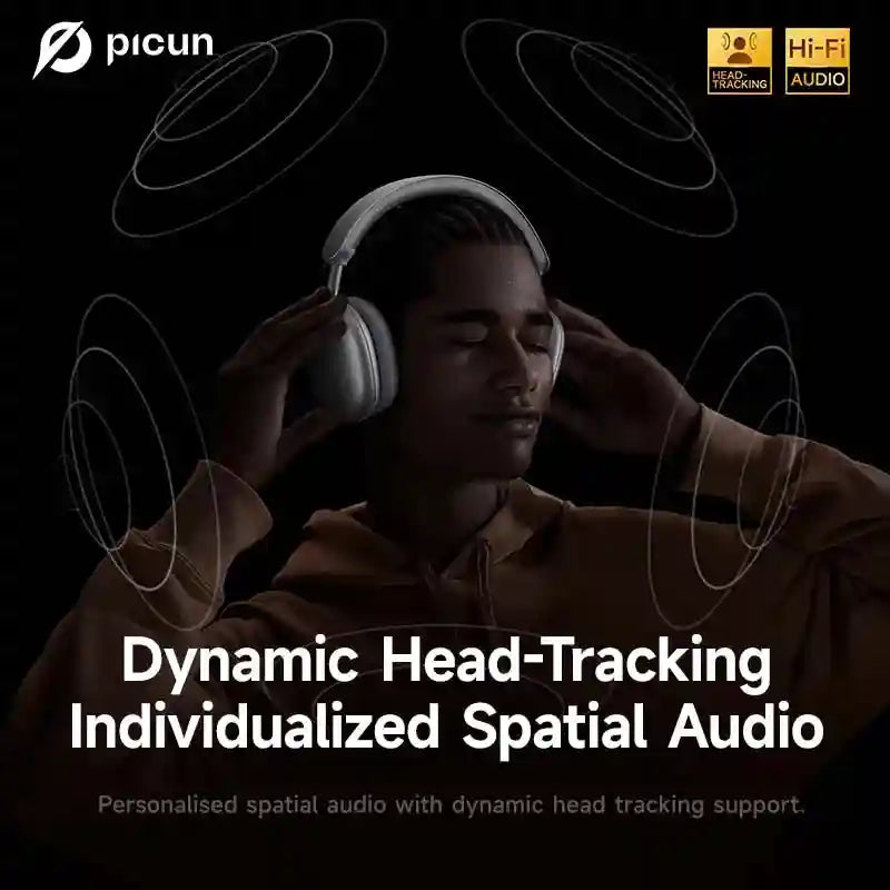 Wireless Headphones with Hybrid Active Noise Cancellation & 180H Battery Tidesmit