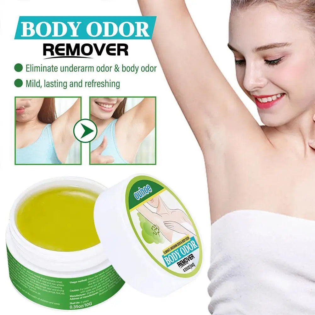 Tidesmit 10g underarm odor eliminator balm and anti-sweat deodorant cream for moisturizing long-lasting freshness.