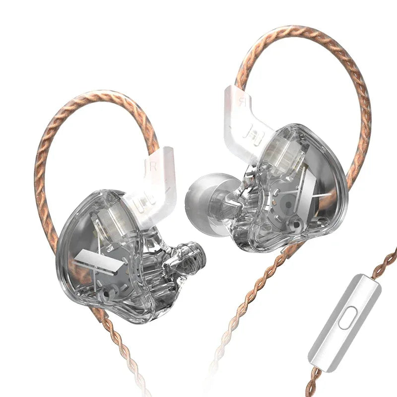 HiFi Wired In-Ear Monitor with Microphone by Tidesmit - EDX Series EDX Grey With MIC China Mainland Tidesmit