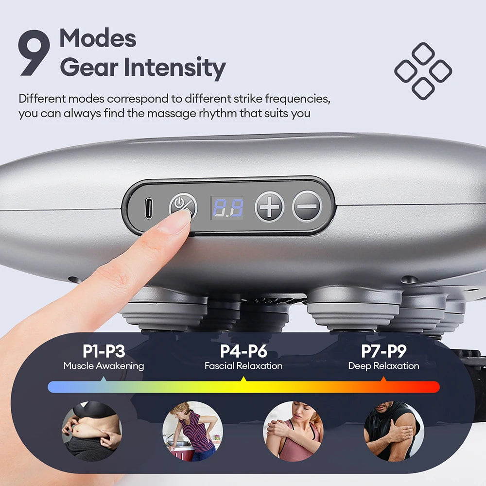 Deep Tissue Massage Gun: Percussion Muscle Recovery Tool Relaxation Treatment Tidesmit