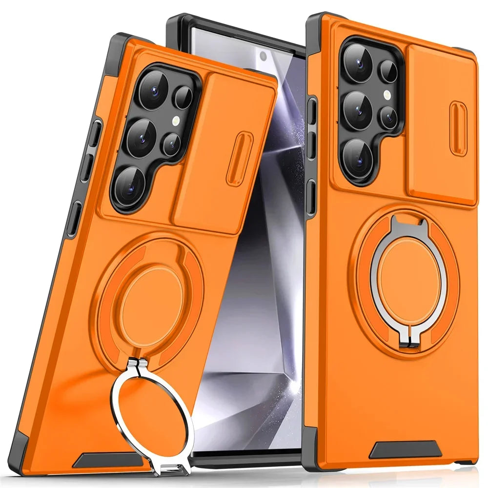 Samsung Galaxy S25 Magnetic Case with Camera Cover - Slim Fit Protection Tidesmit