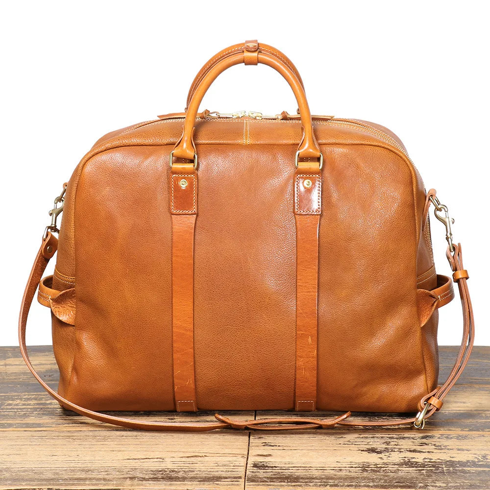 New Original Design Luxury Men's Handbag Genuine Leather 15.6 Laptop Bag Unisex Shoulder Cross Bag Travel Fitness Duffle Bag