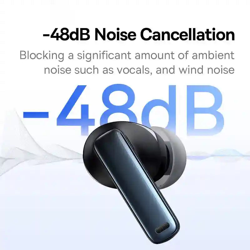 Wireless Earbuds with 48dB Active Noise Cancellation - Tidesmit EP10/M2S Tidesmit