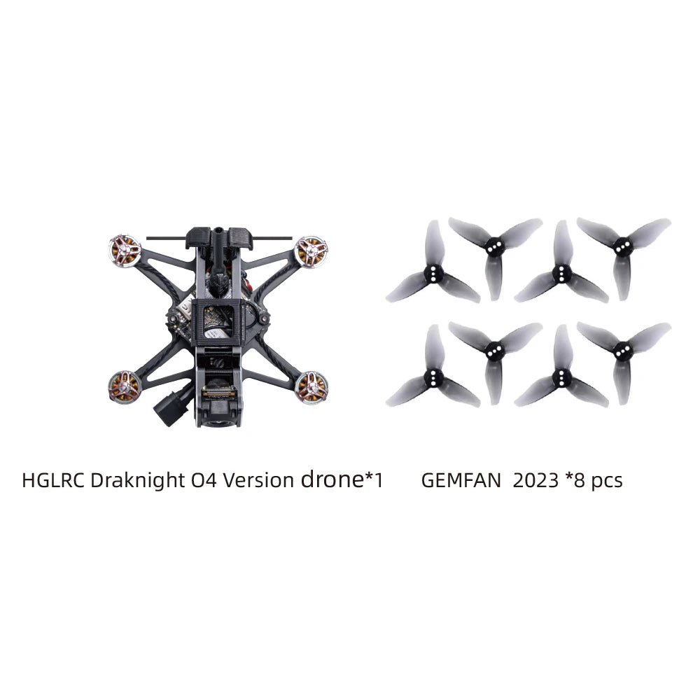 Draknight O4 2-Inch Toothpick FPV Drone with ELRS 2.4G System Tidesmit