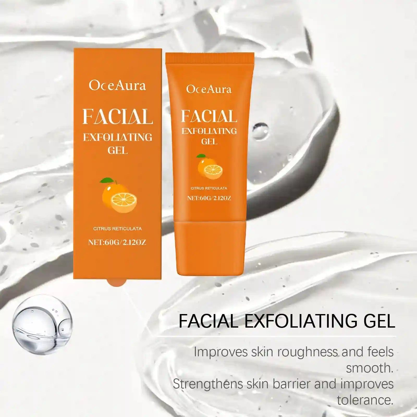 Orange Exfoliating Gel for Dark Spots and Smooth Skin - Tidesmit Scrubs Treatments Tidesmit
