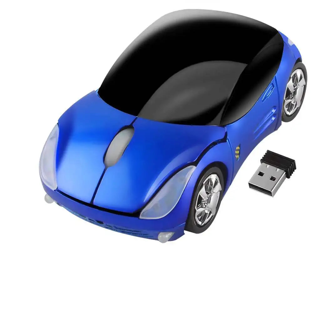 Portable Multiple Vehicle-Shaped Wireless Mouse Ergonomcis Mute Keys Optical Mause For Desktop Notebook Accessories Kids Gifts