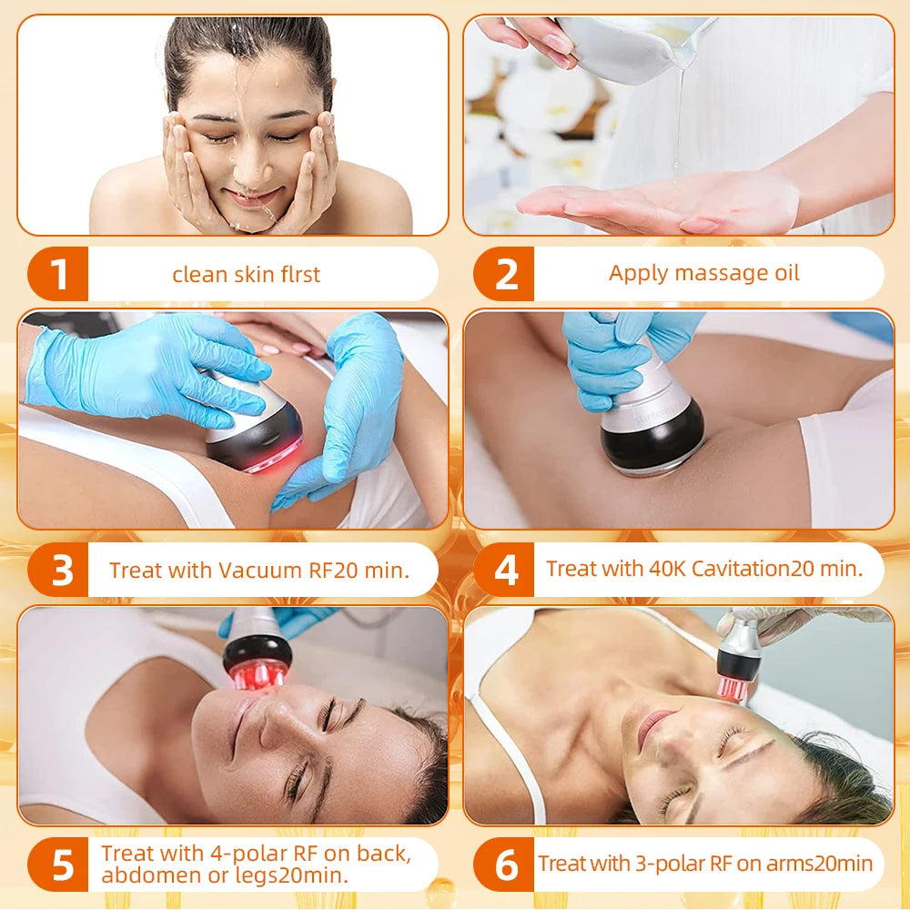 40k Ultrasonic Cavitation Machine for Targeted Body Shaping & Skin Tightening Body Shaping Massage Equipment Tidesmit