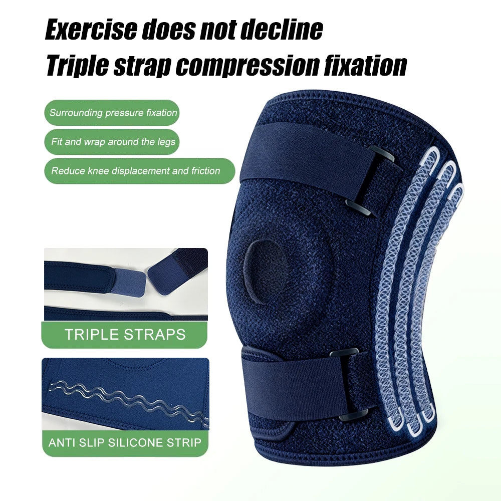 Plus Size Knee Brace 8XL Adjustable Compression Band for Arthritis & Meniscus Tear Support Stable for Men And Women