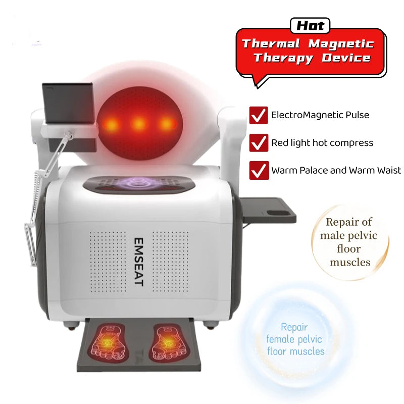 Postpartum Pelvic Floor Chair: Non-Invasive Muscle Stimulator - EU Plug Relaxation Treatment Tidesmit