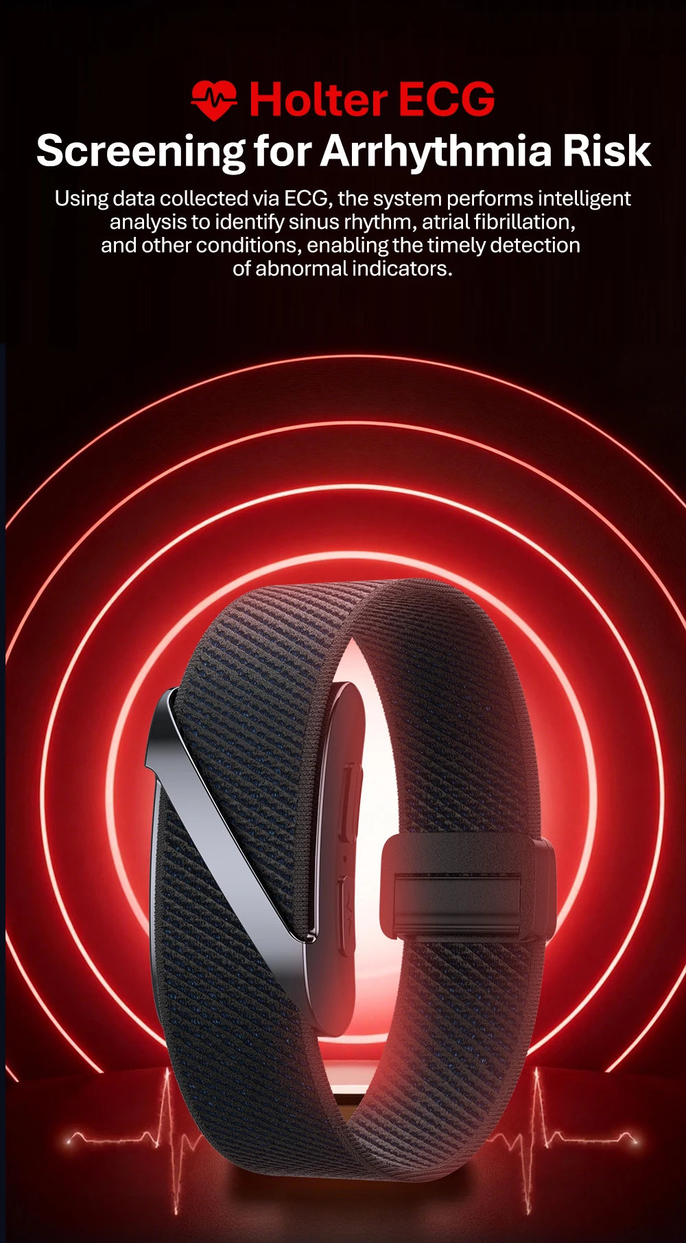VALDUS VANTA ECG Smartwatch Man Woman SOS Fall Reminder Fitness Tracker Heart Rate Blood Pressue Sleep Monitor 2026 New Bracelet