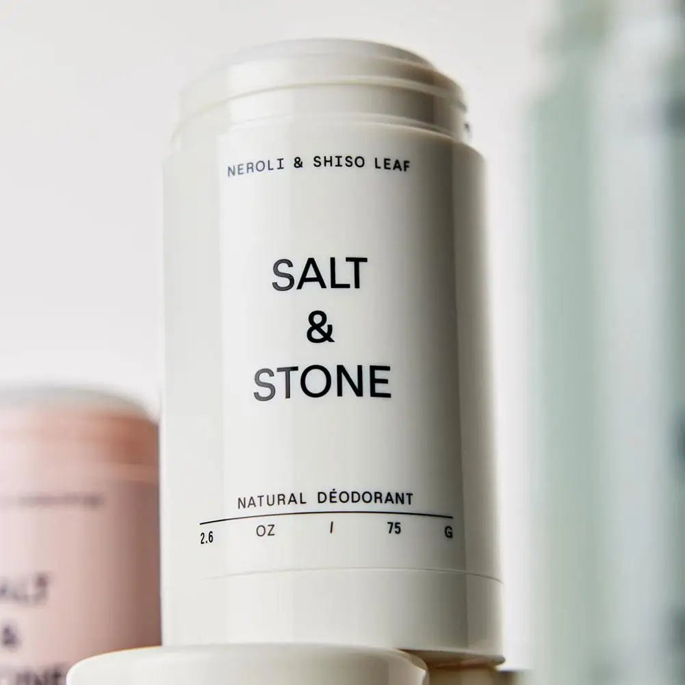 Tidesmit SALT&STONE Sandalwood fragrance deodorant stick for long-lasting odor protection and refreshing underarm care