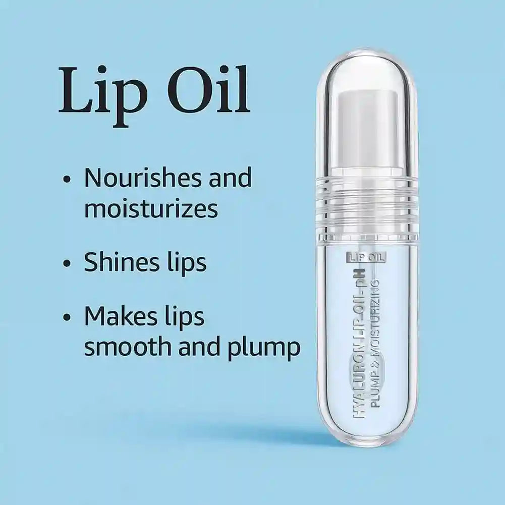 Hyaluronic Acid Lip Oil - Hydrating Plumping Lip Treatment 5ml Lip Care Tidesmit