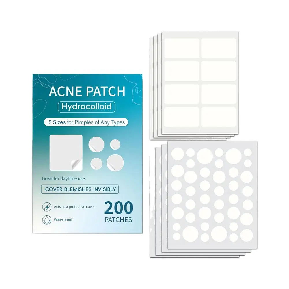 200/262/360pcs Salicylic Acid Acne Patches Mild Non-irritating Fade Black Acne Marks Facial Care Patches Acne Closure Removal