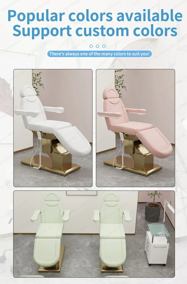 Electric Massage Bed - Adjustable Facial Spa Table for Professional Clinics Massage Chairs Tidesmit