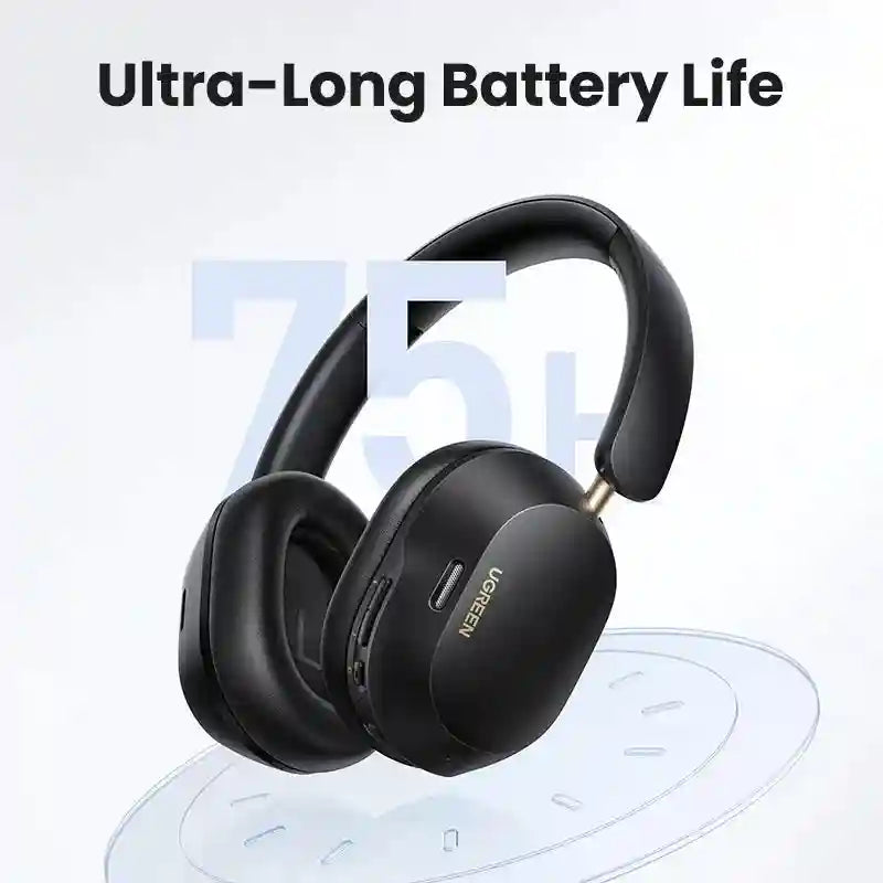Wireless Headphones with Active Noise Cancellation - 75H Battery Life Tidesmit