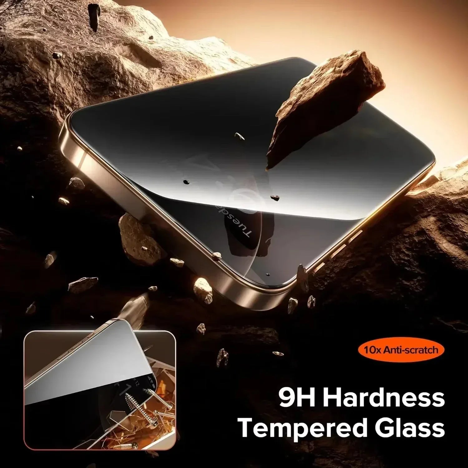 Samsung Galaxy S25 Ultra Tempered Glass Screen Protector - 9H Hardness Tidesmit