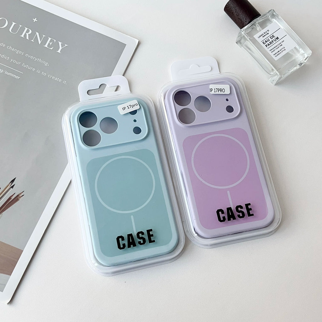 iPhone 17 Pro Max Magnetic Silicone Case - Shock-Absorbing Slim Cover Tidesmit