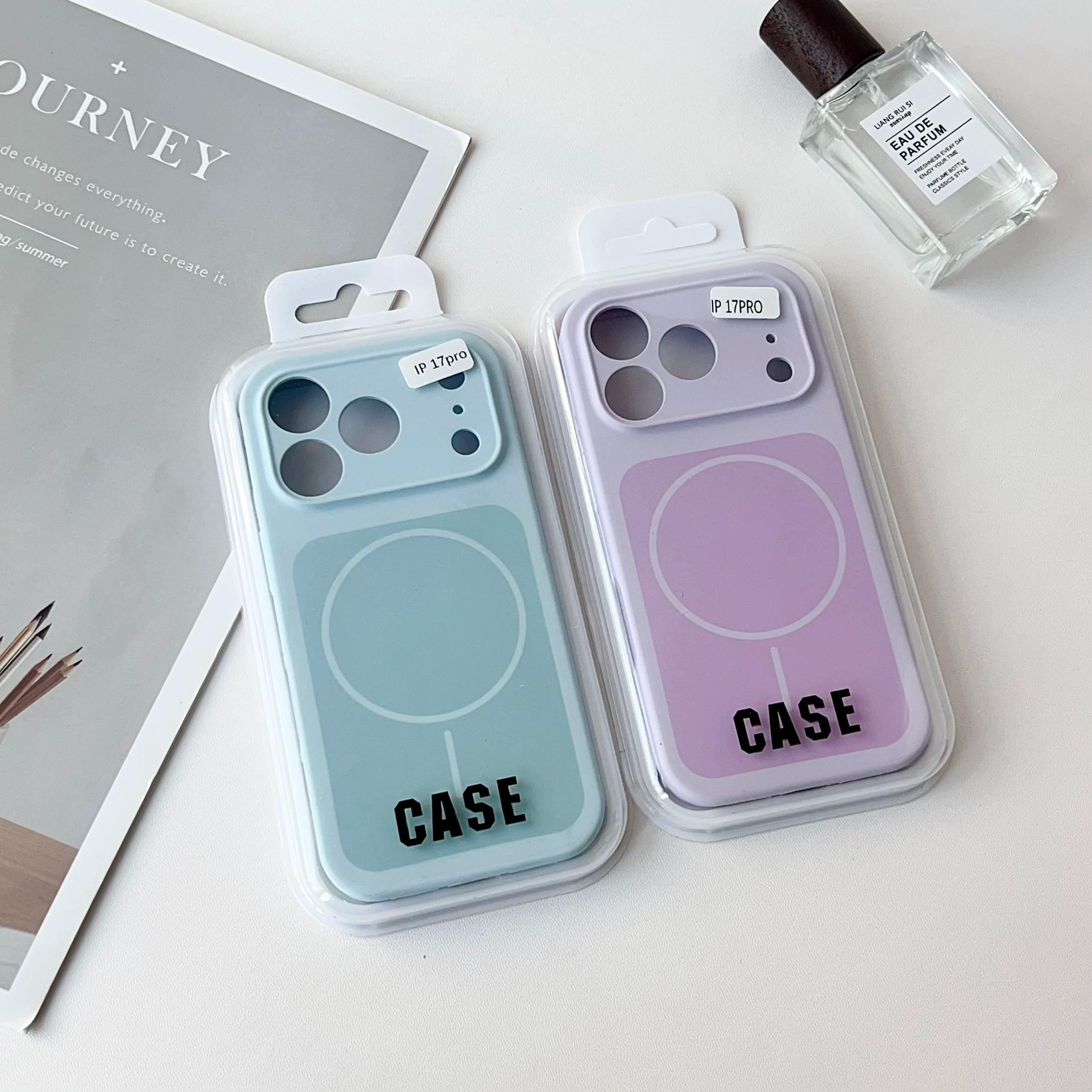 iPhone 17 Pro Max Magnetic Silicone Case - Shock-Absorbing Slim Cover Tidesmit