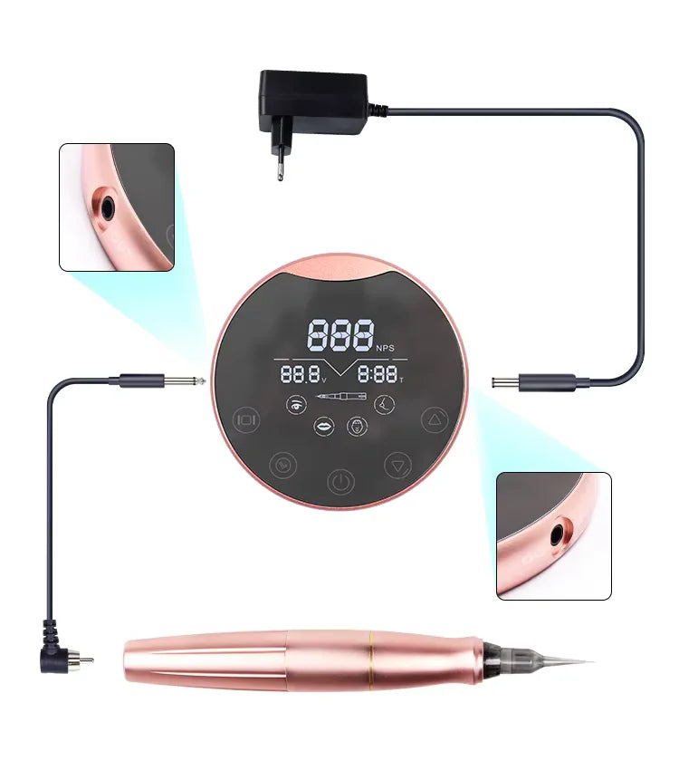 Permanent Makeup Machine Pen | Professional Rotary Tattoo Device Permanent Makeup Machines Tidesmit