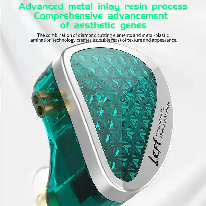 Wired In-Ear Monitors: 16BA Balanced Armature Noise Isolating IEMs Tidesmit