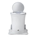 Tidesmit portable laundry dryer showing compact side profile and foldable features for travel and small apartments.