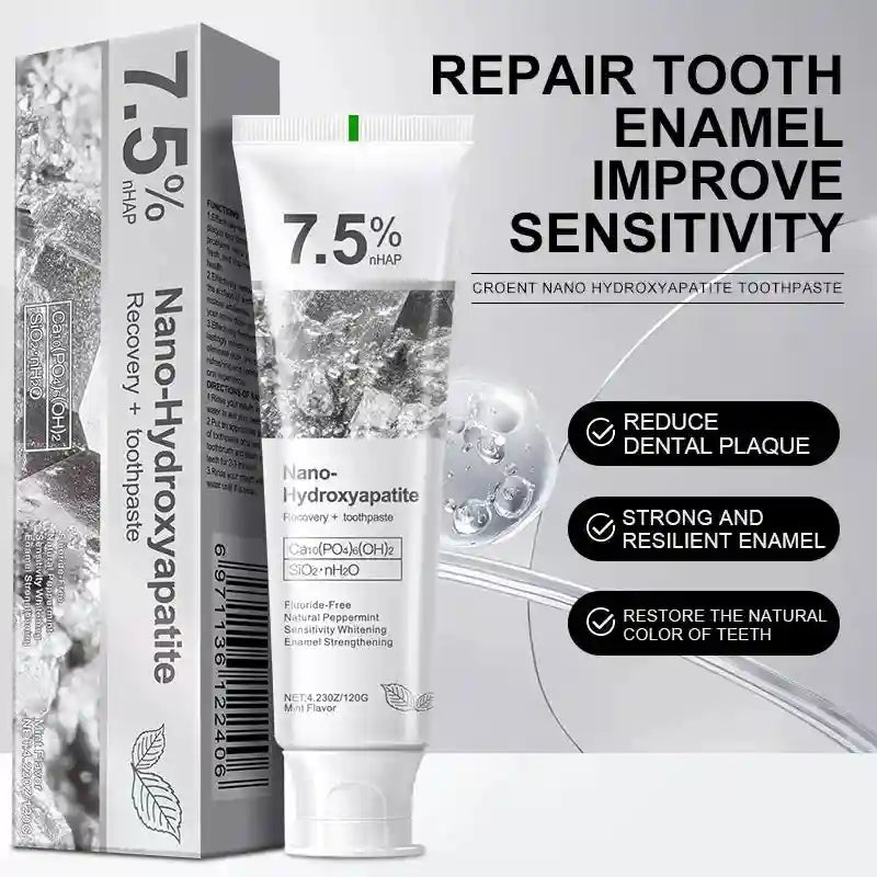Tidesmit 7.5% Hydroxyphosphate teeth whitening toothpaste for stain removal and fresh breath oral cleaning