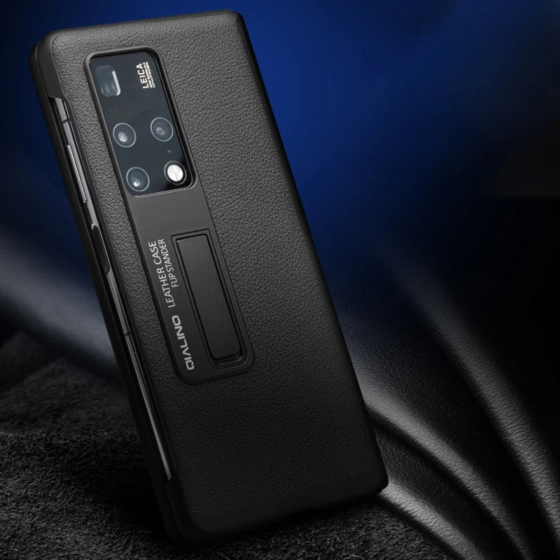 Huawei Mate X2 Leather Case: Slim Shock-Absorbing Flip Cover Tidesmit