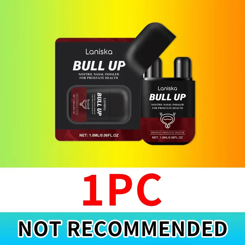 Tidesmit Bull Up Prostate Health Nasal Inhaler: Gentle Daily Nursing Inhalation Stick for Men's Wellness.