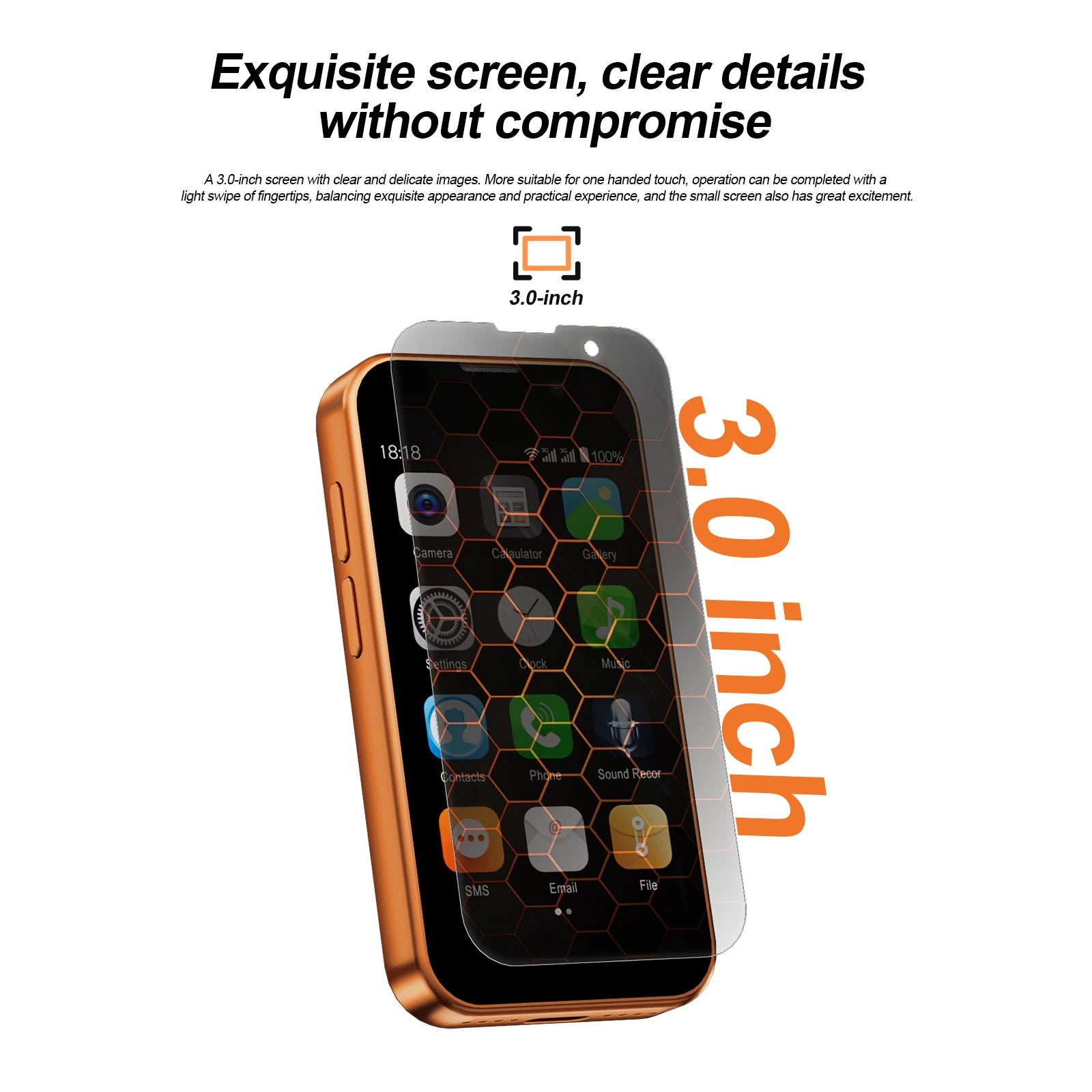 SOYES i17 Mini Android 9.0 Smartphone 3.0 Inches 2GB RAM 16GB ROM Dual SIM Standby Dual Camera Play Store 3G Little Phone