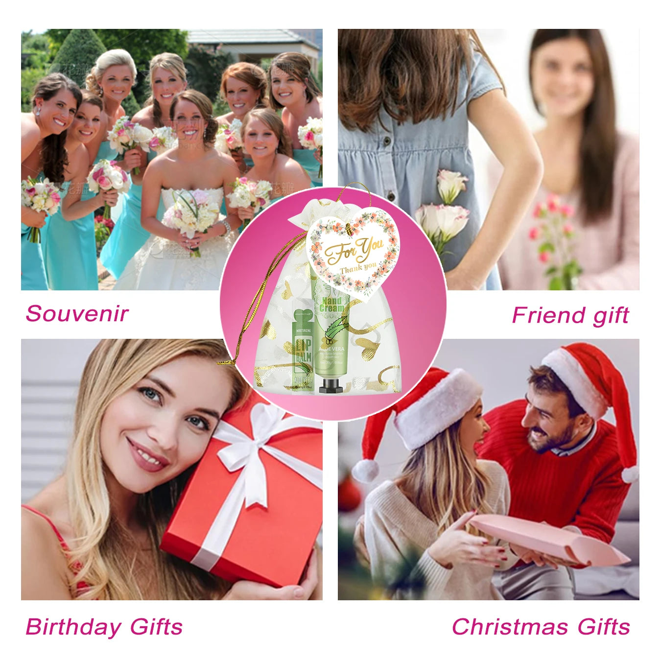 Lip Care & Hand Cream Wedding Gift Set - 30 Pack Moisturizing Treatment Lip Care Tidesmit