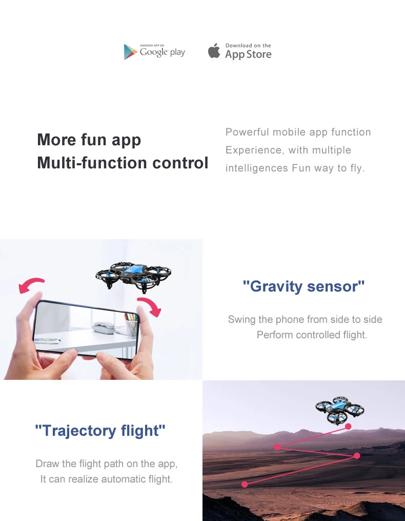 4K Camera Drone - Foldable Beginner Quadcopter with Obstacle Avoidance Tidesmit