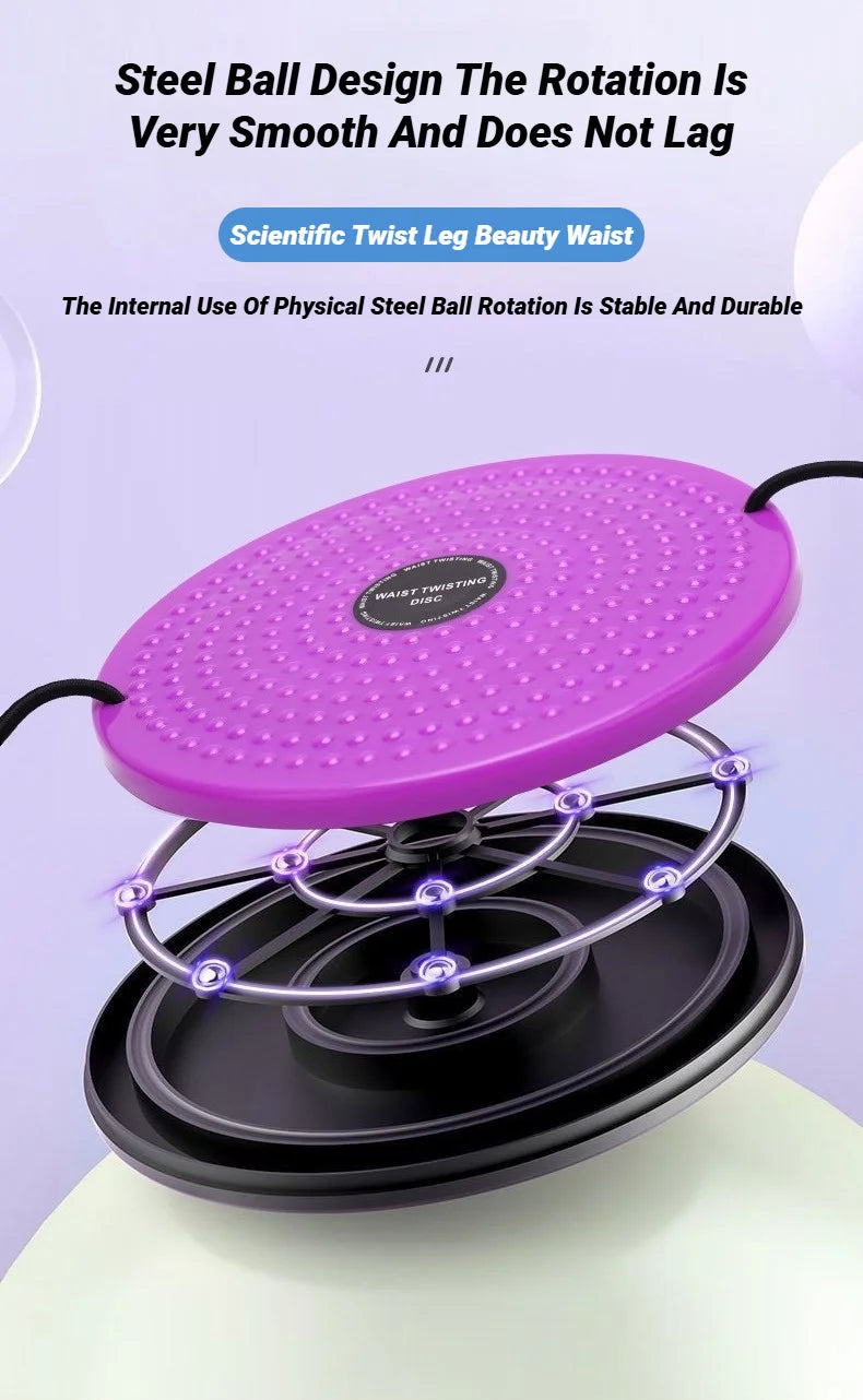 Waist Twisting Disc with Resistance Bands - Tidesmit Body Shaping Body Shaping Massage Equipment Tidesmit