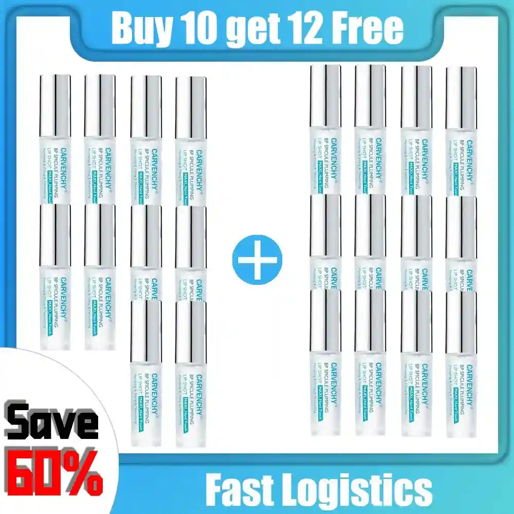 Lip Plumper Gloss Hydrating Volumizing Serum - Tidesmit EU Collection Lip Care 22PCS Tidesmit