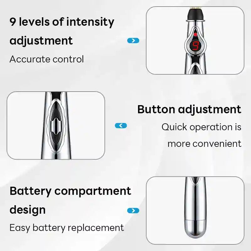 Electric Acupuncture Massage Pen for Targeted Muscle Relief - Tidesmit Back Massage Instrument Tidesmit