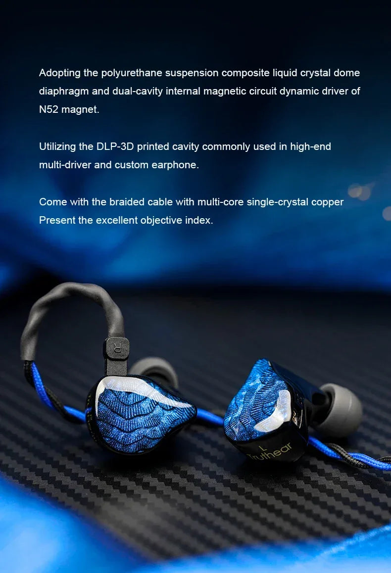 Truthear NOVA 1DD+4BA Wired IEM Earphones by Tidesmit Tidesmit